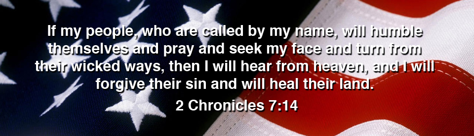 2 Chronicles 7:14 American Flag